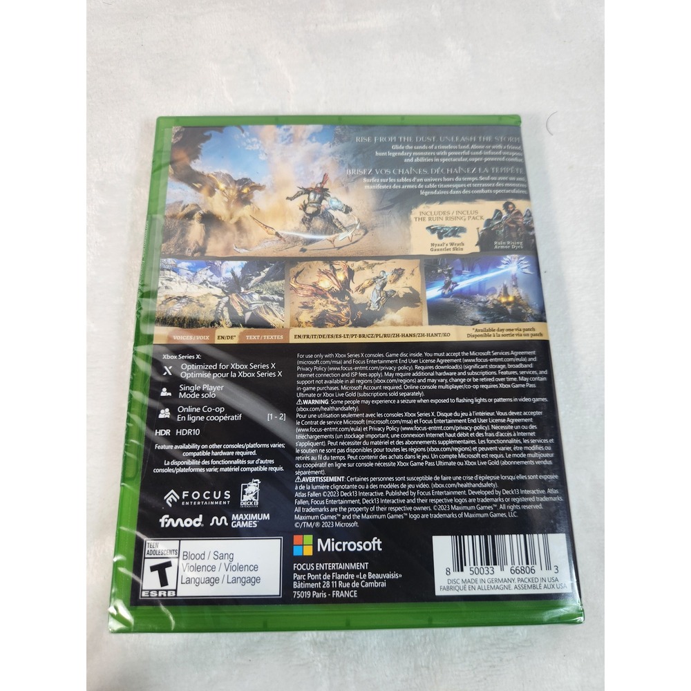 Atlas Fallen Brand New - Xbox Series X - Picture 2 of 6